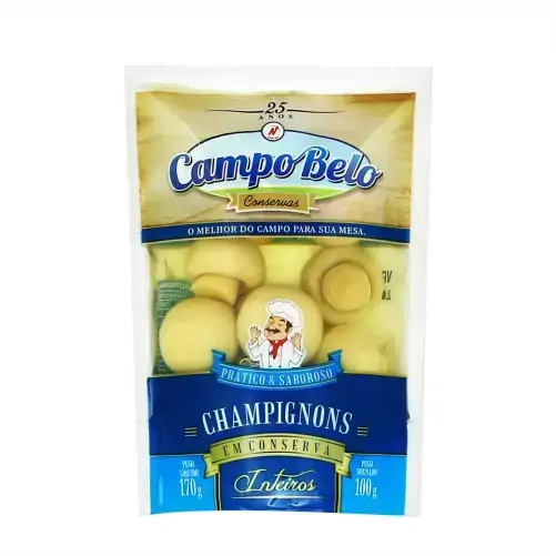 Cogumelo Champignons Inteiro CAMPO BELO 100g