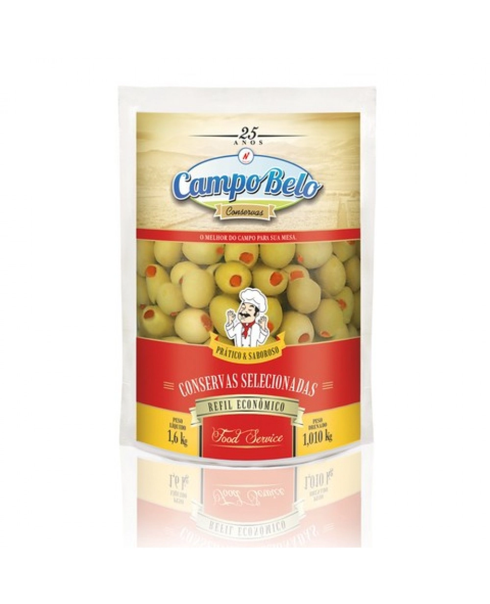 Azeitona Vde Rech 170g Campo Belo Sc