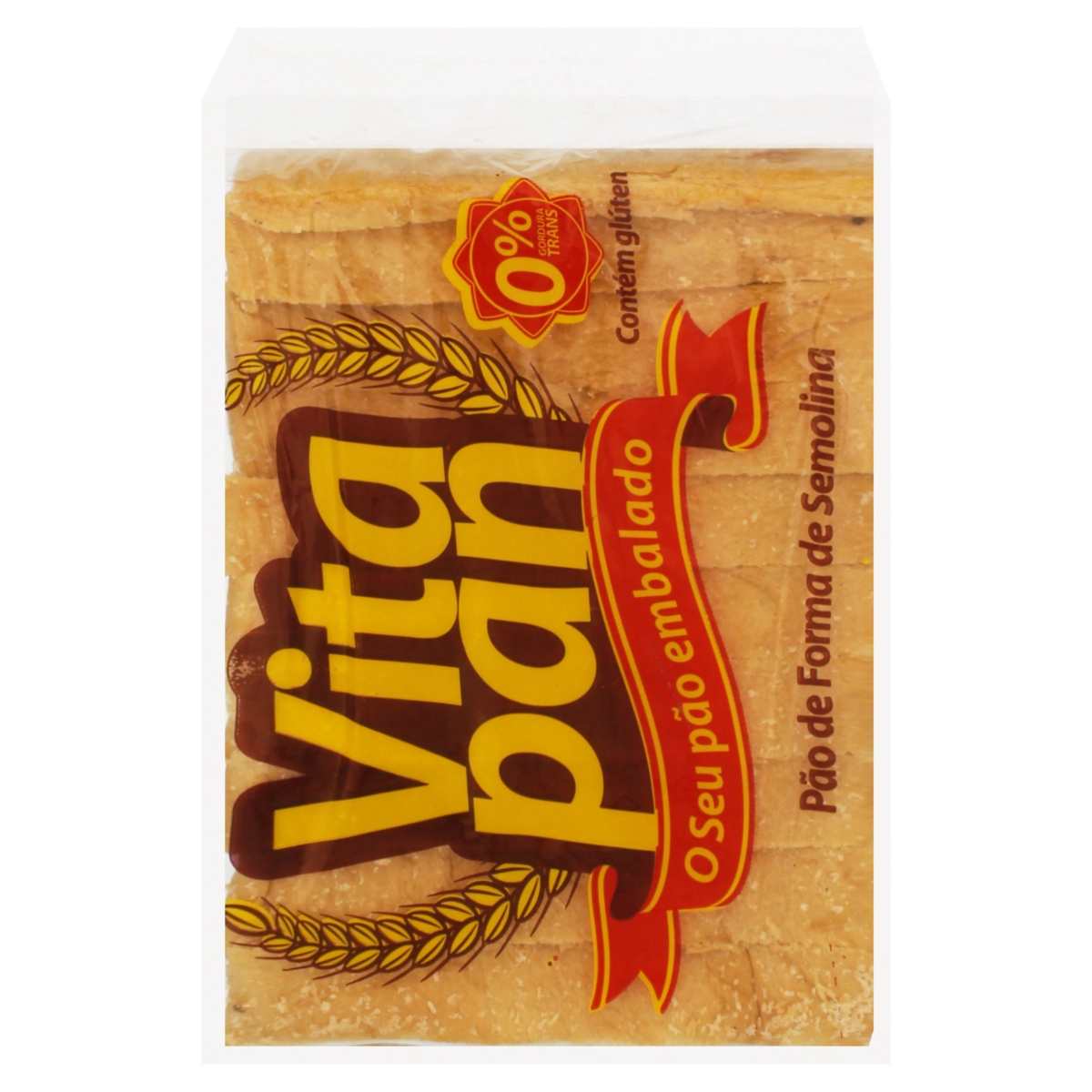 Pão De Forma De Semolina Vitapan Pacote 250g