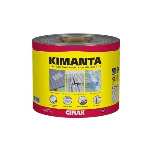 Fita Manta Asfáltica Aluminizada 20cm X 10m Ciplak