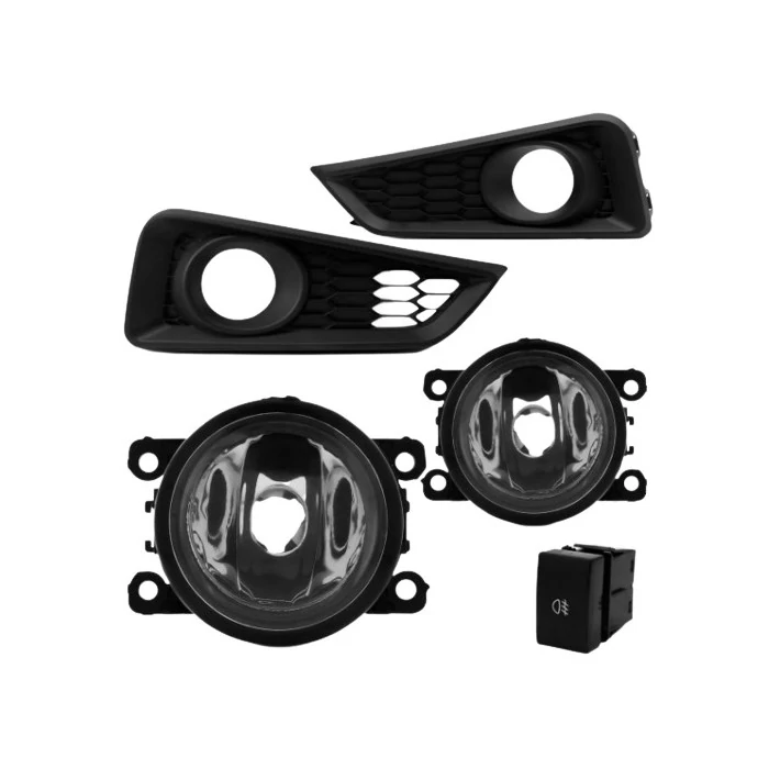 Kit Farol de Milha HONDA CITY com Moldura Preta - SUITS STS221HD