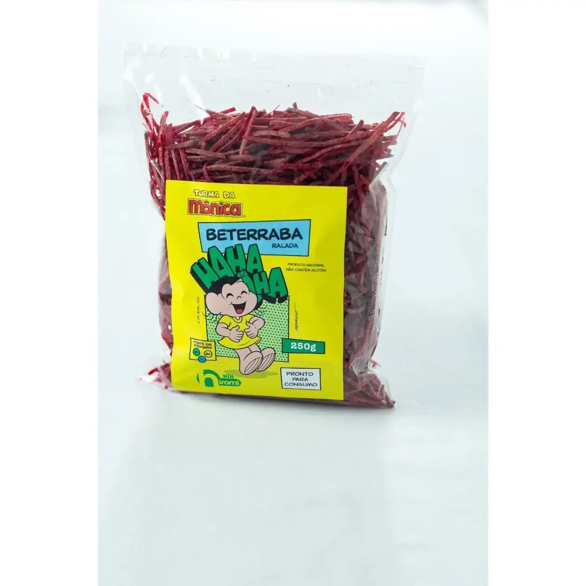 Beterraba Ralada TURMA DA MÔNICA Pacote 250g