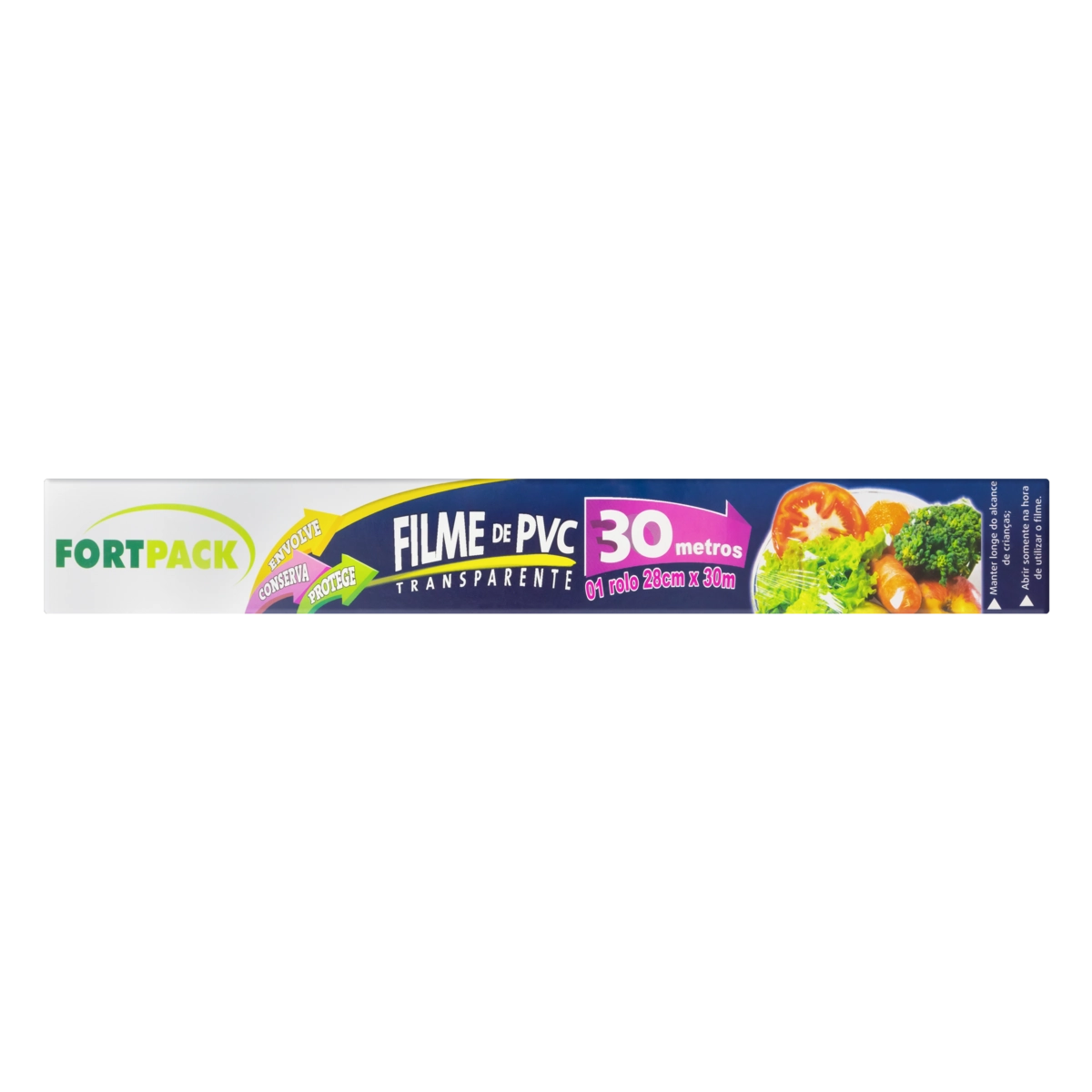 Filme Pvc Fortpack 28cm X 30m