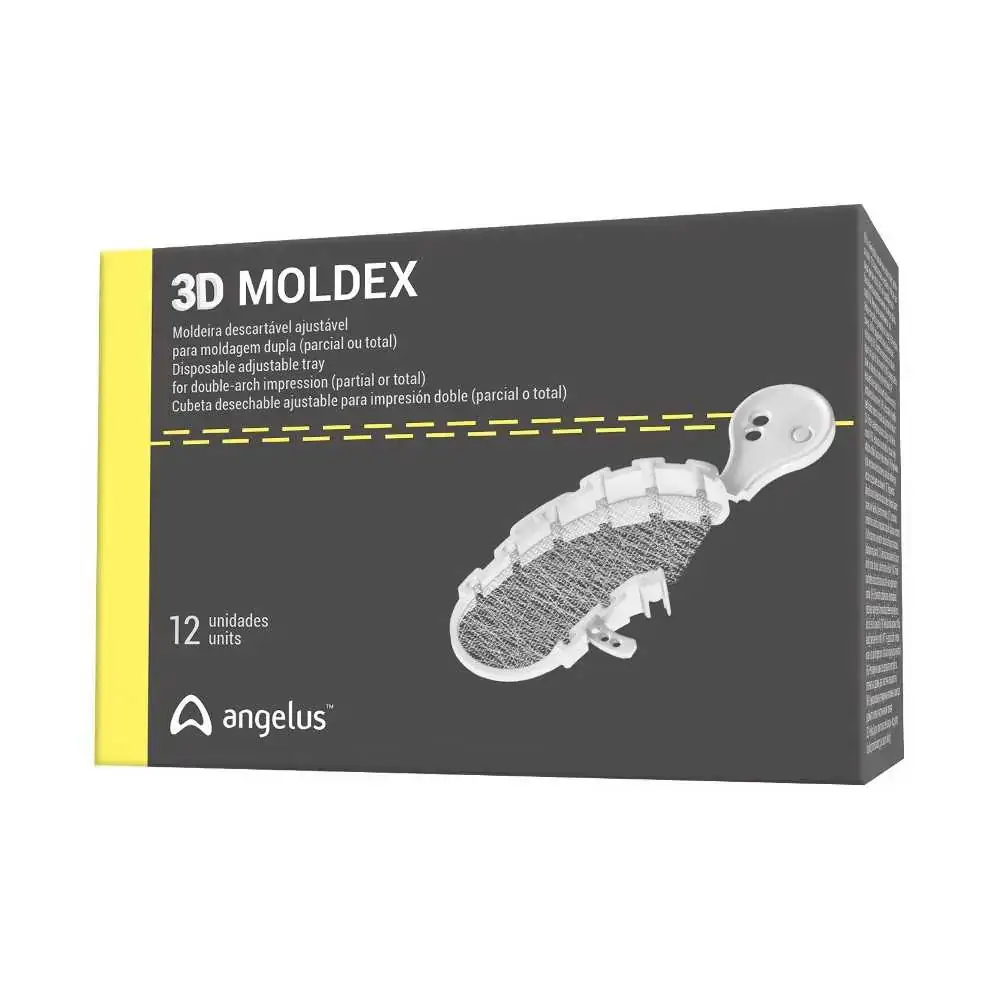 Moldeira Dupla Descartável Parcial Adulto Moldex 3D - Angelus - 26.3971