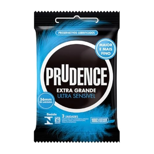 Preservativo Prudence Extra Grande Ultra Sensivel c/3unid