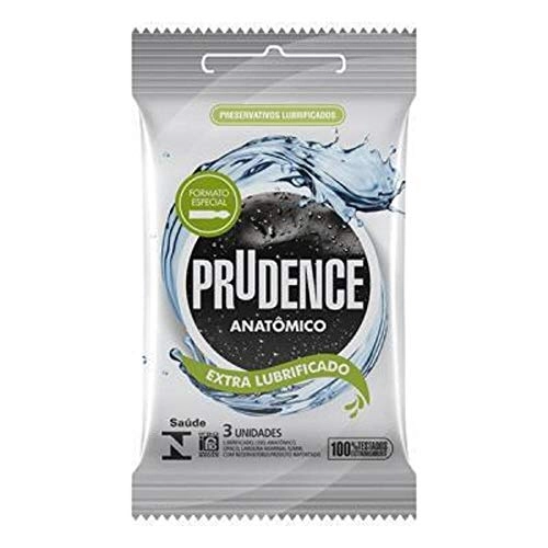 PRESERVATIVO ANATÔMICO EXTRA LUBRIFICADO PRUDENCE PK 3X12
