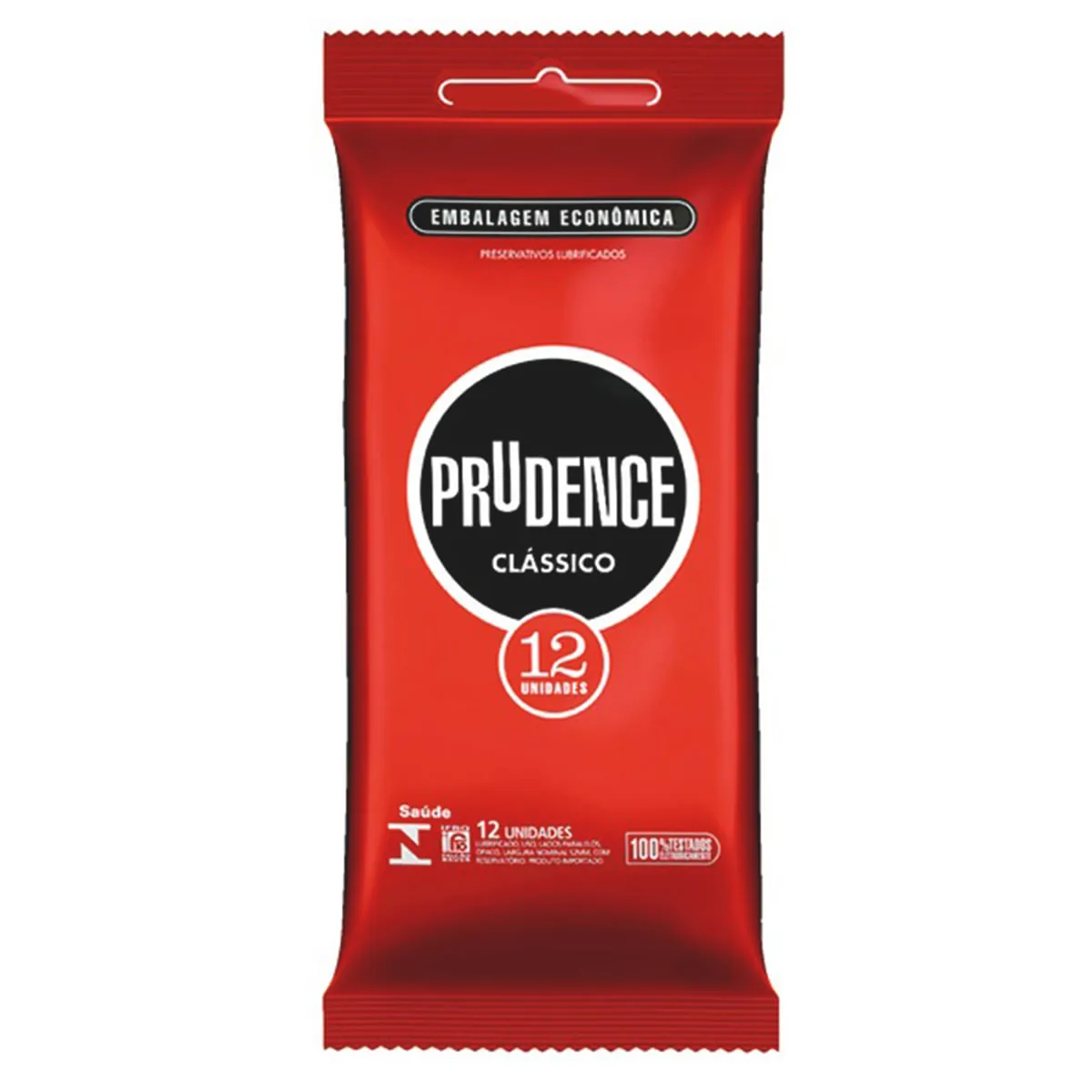 Preservativo Lubrificado Clássico 12uni - Prudence