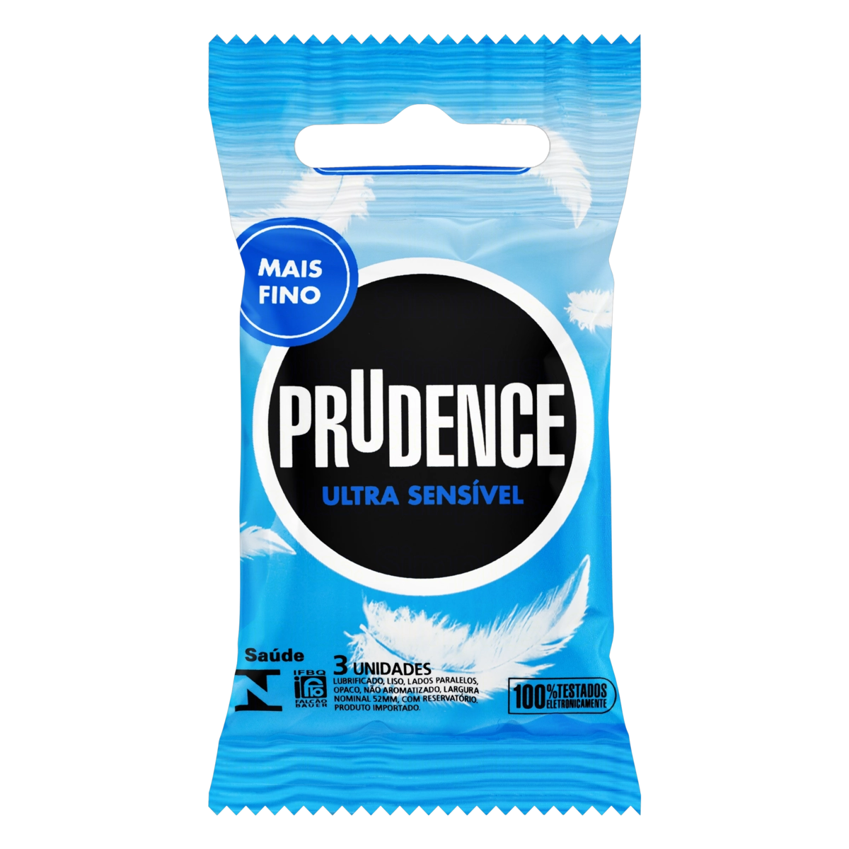 Preservativo Prudence Ultra Sensível 3 Unidades