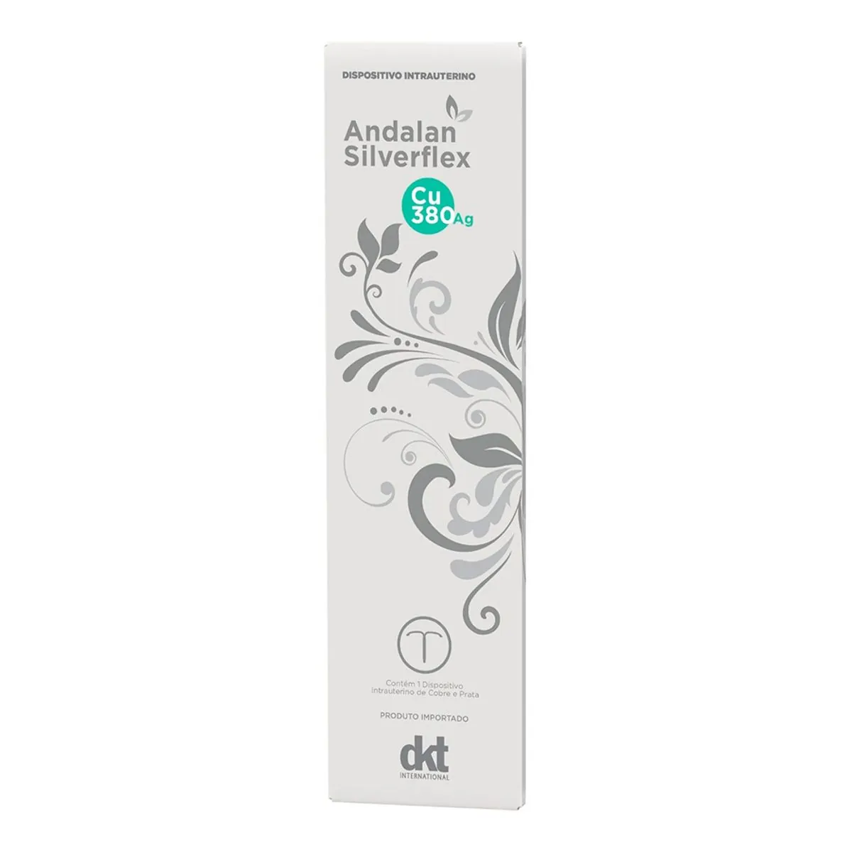 Diu Andalan Silverflex Prata e Cobre 380 1 Dispositivo Intrauterino