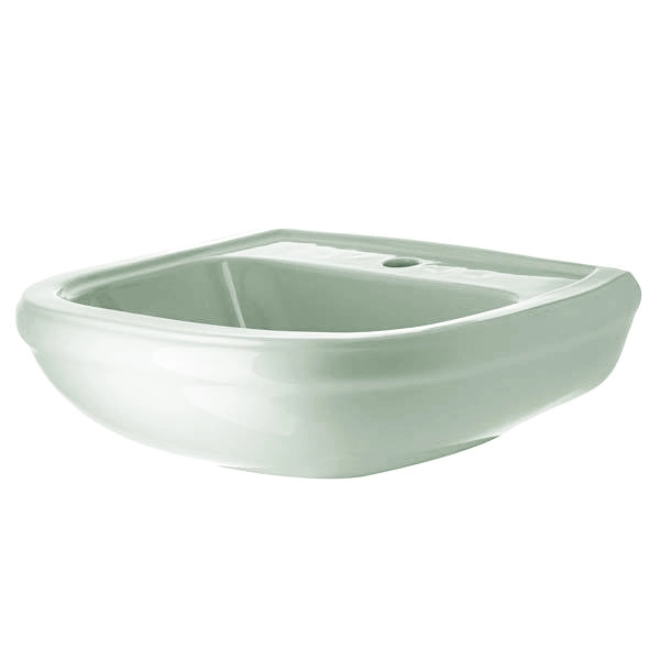 Lavatório para Coluna Retangular 16,5x53x44cm Verde Sabatini Icasa