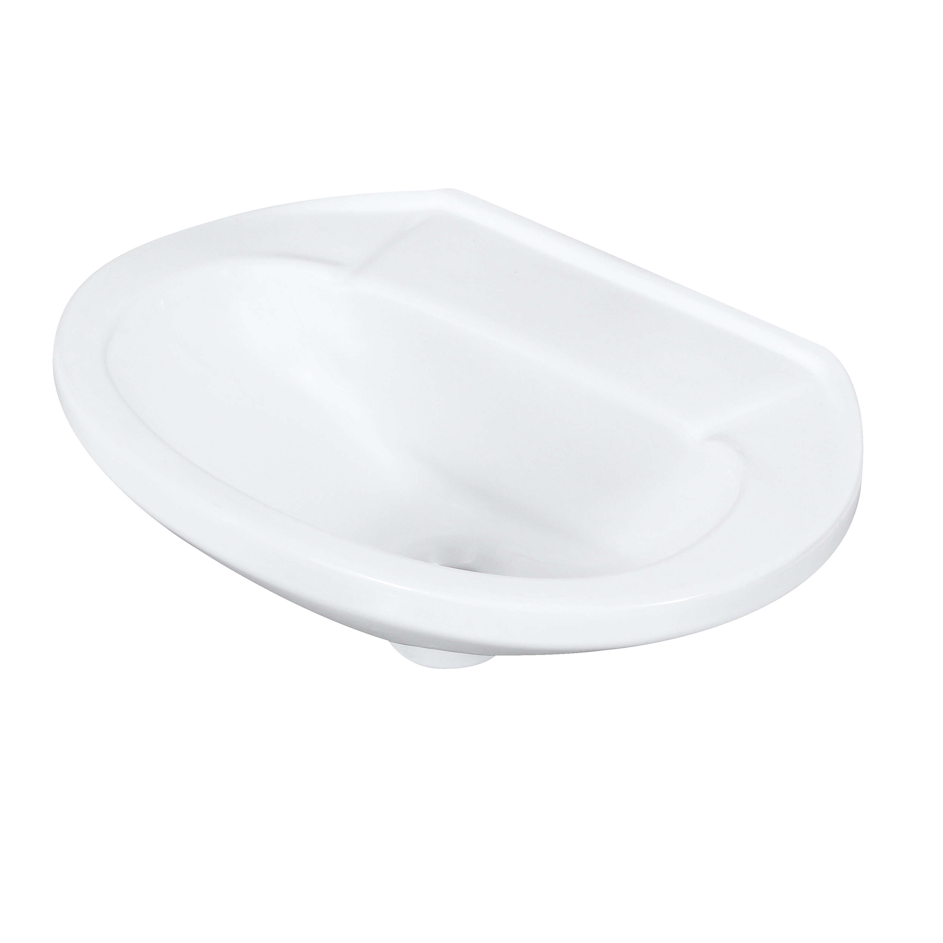 Lavatório Suspenso Oval 16,5x46x34cm Branco Diamantina Icasa