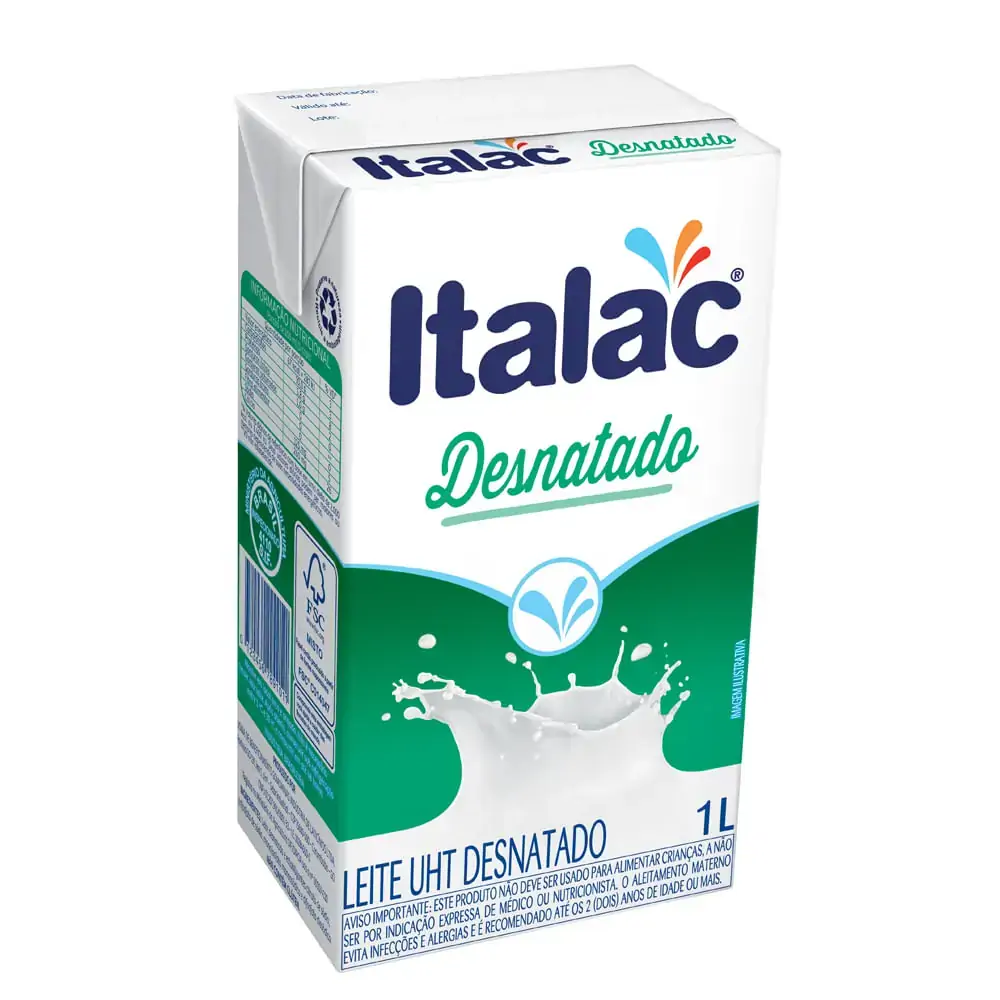 Leite L Vida Italac 1l Desnatado
