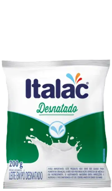 Leite Em Pó Desnatado 200g Italac