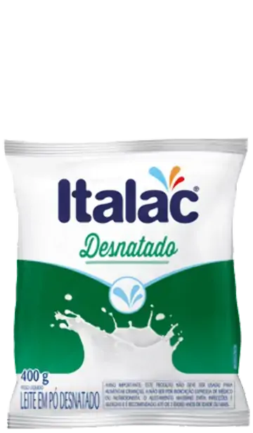 Leite Em Pó Desnatado 400g Italac