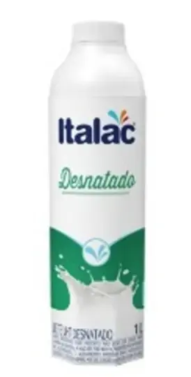 Leite Longa Vida Garrafa Desnatado 1l Italac