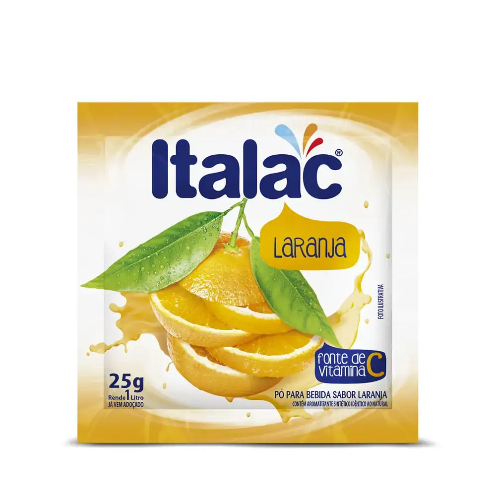 Refresco Italac 25g Laranja