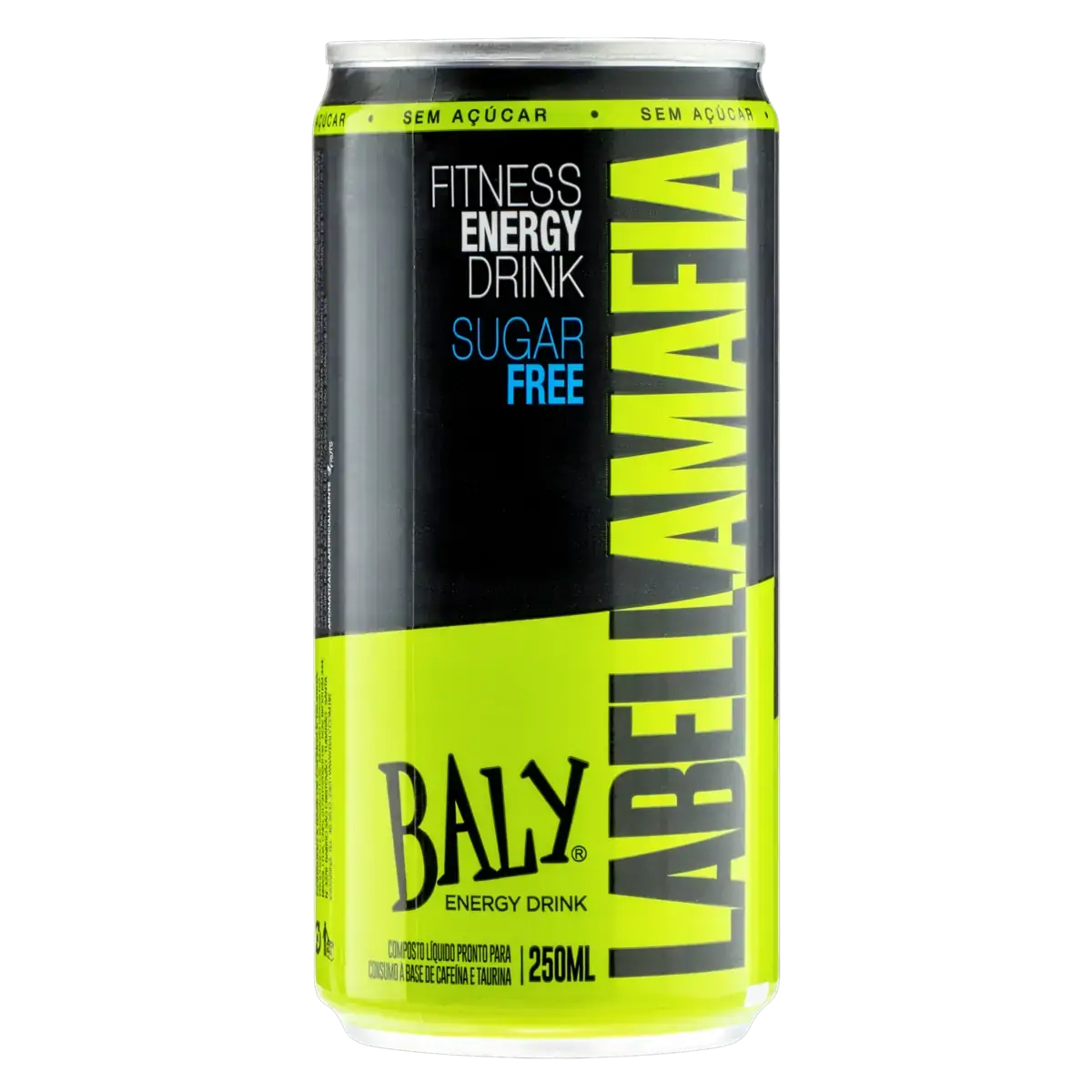 Energético Tradicional Zero Açúcar Baly Lata 250ml