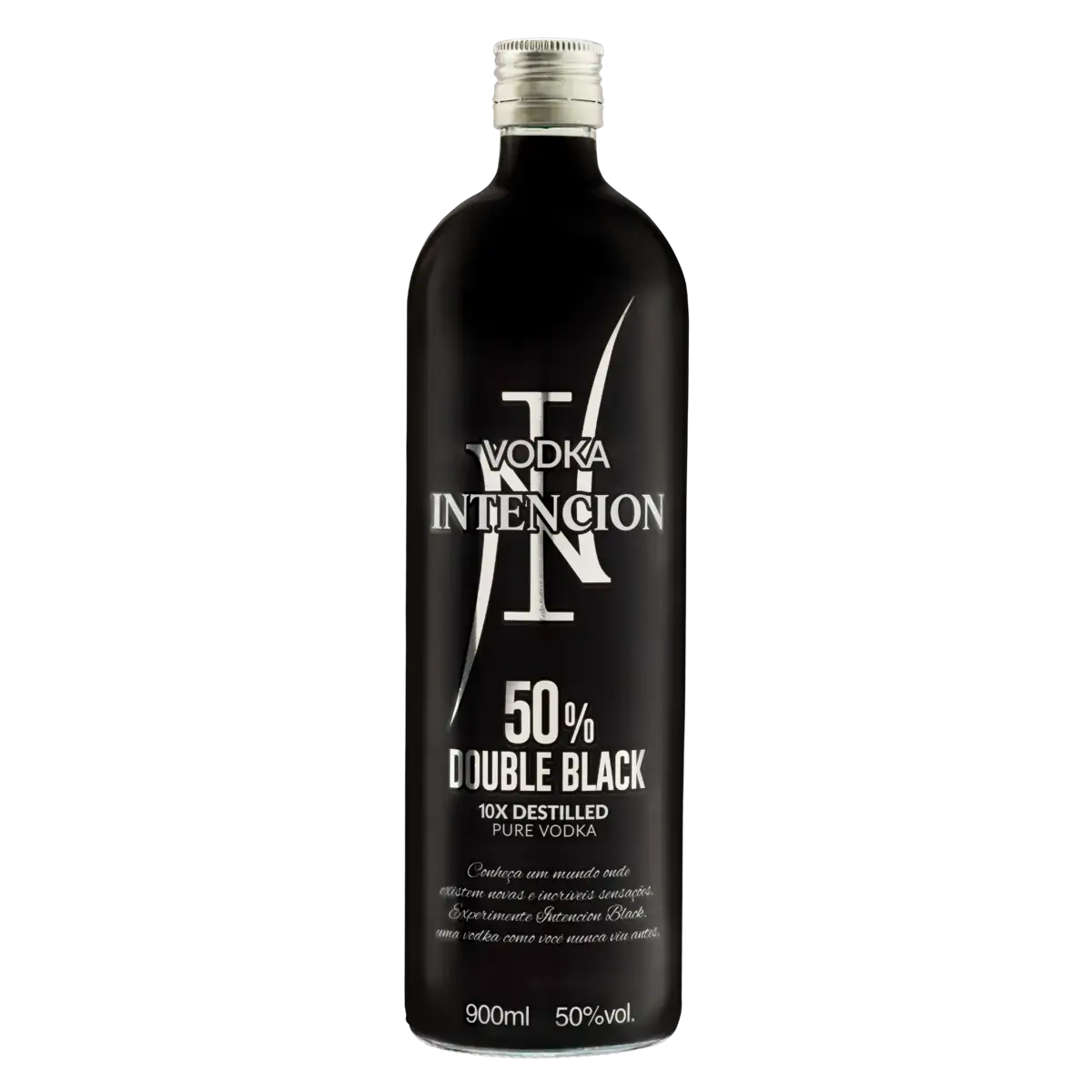 Vodka 10x Destilada Intencion Double Black Garrafa 900ml
