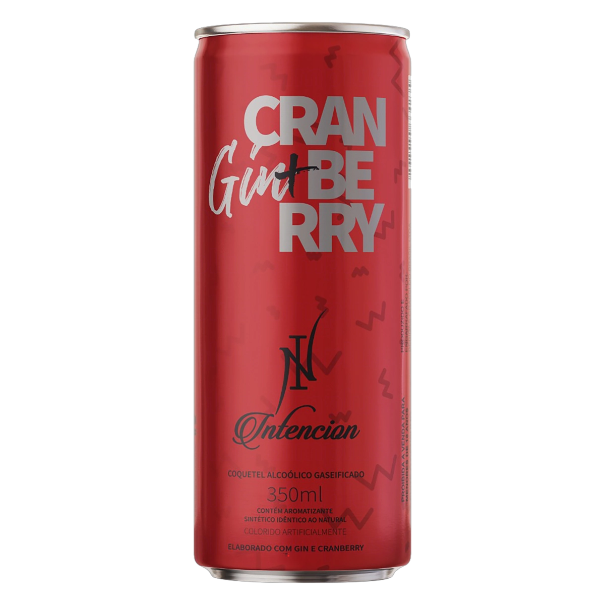 Coquetel Alcoólico Gaseificado Gin E Granberry Intencion Lata 350ml