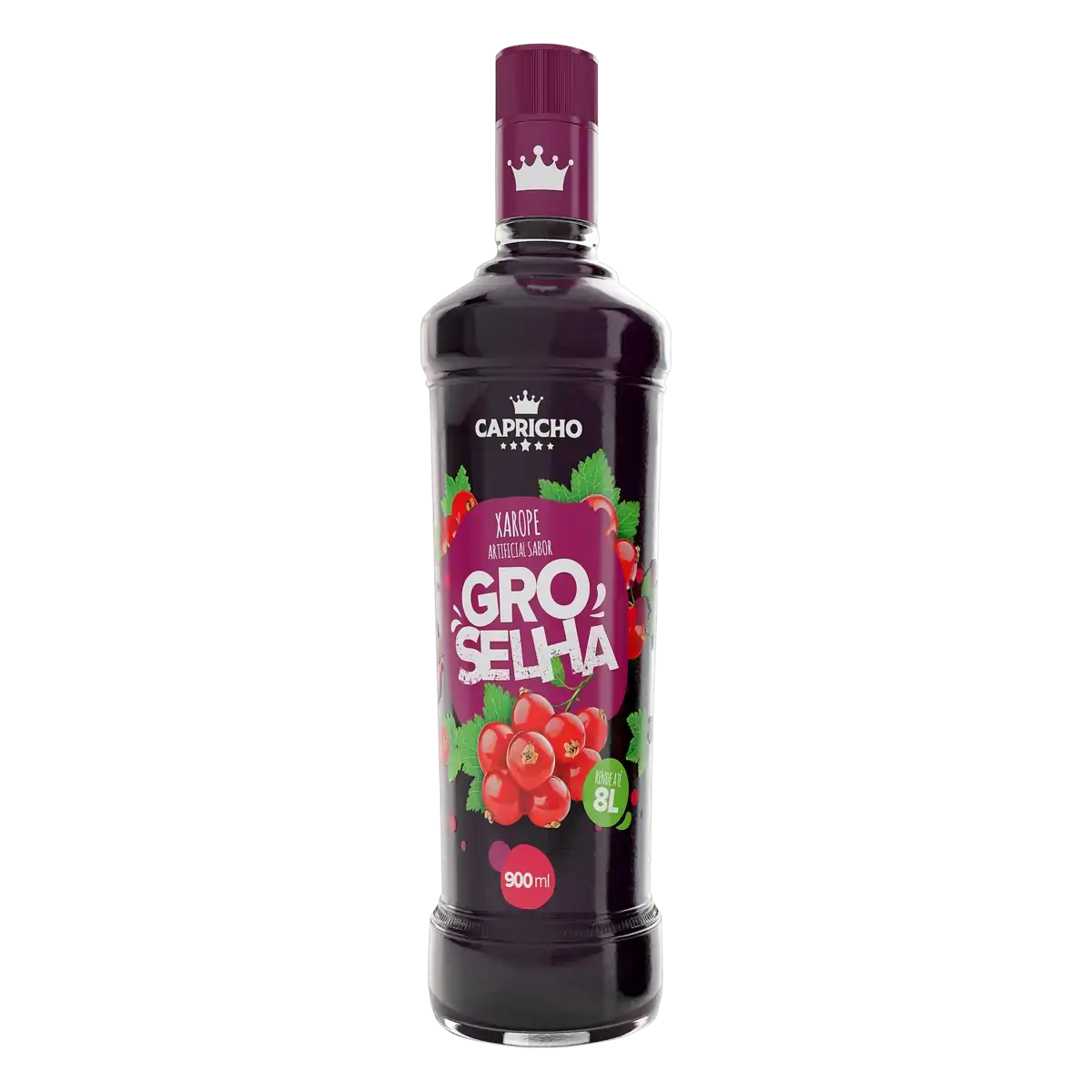 Xarope Groselha Capricho Garrafa 900ml