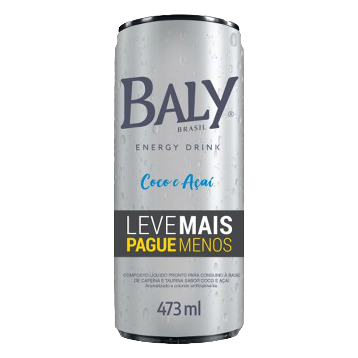 Energético Coco E Açaí Baly Lata 473ml