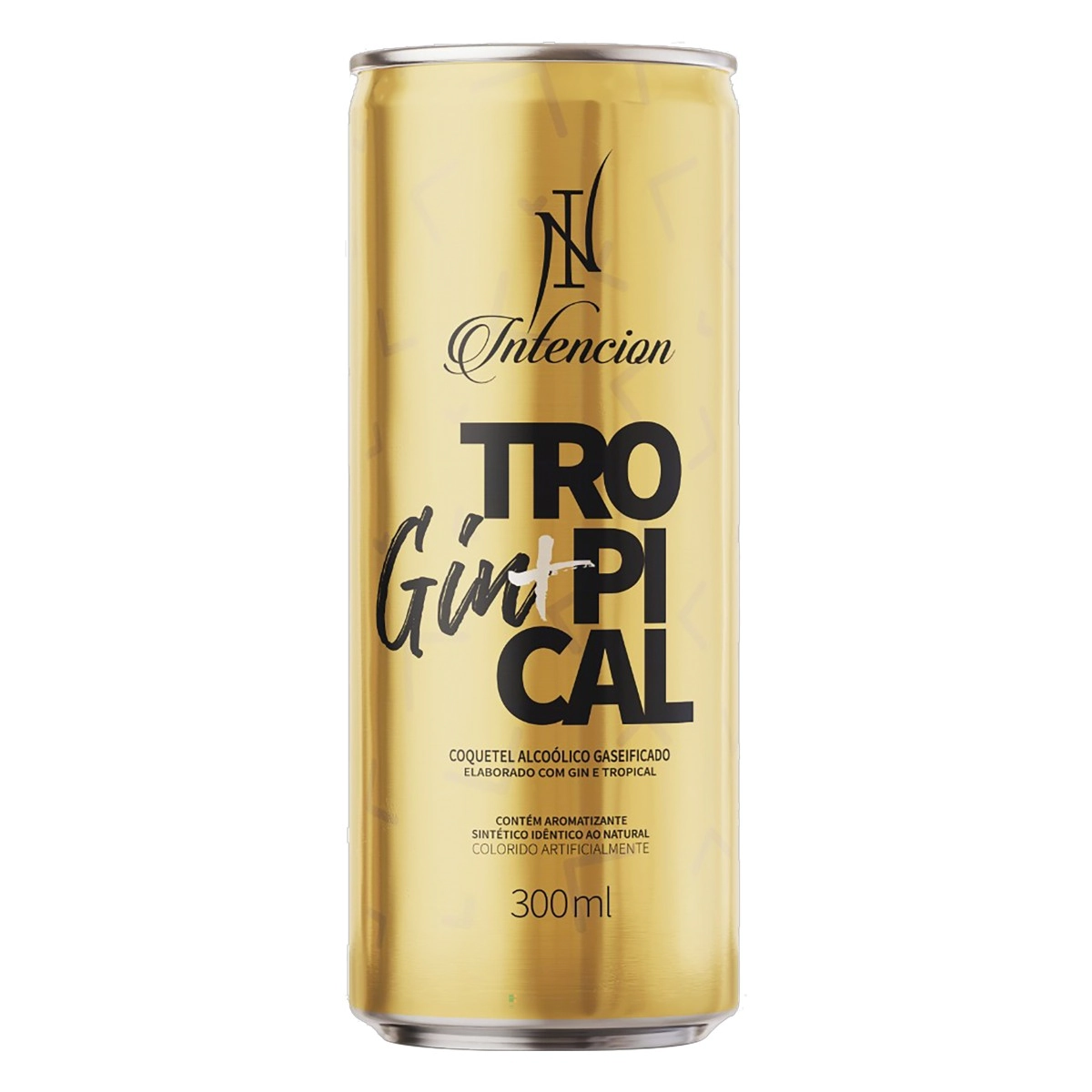 Coquetel Alcoólico Gaseificado Gin E Tropical Intencion Lata 300ml
