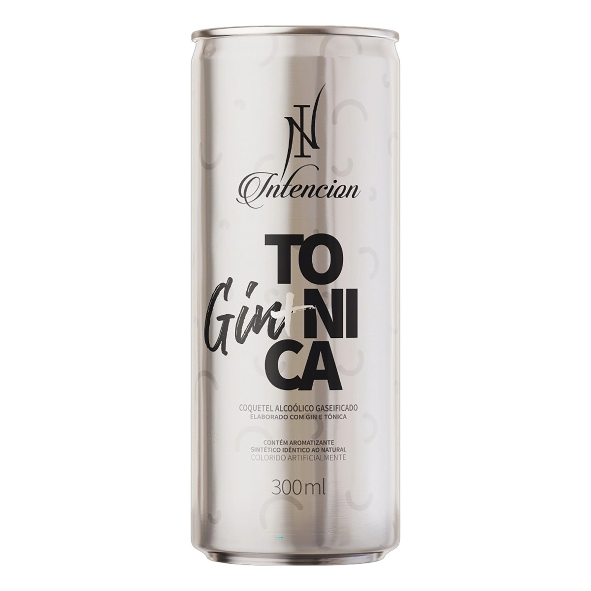 Coquetel Alcoólico Gaseificado Gin E Tônica Intencion Lata 300ml