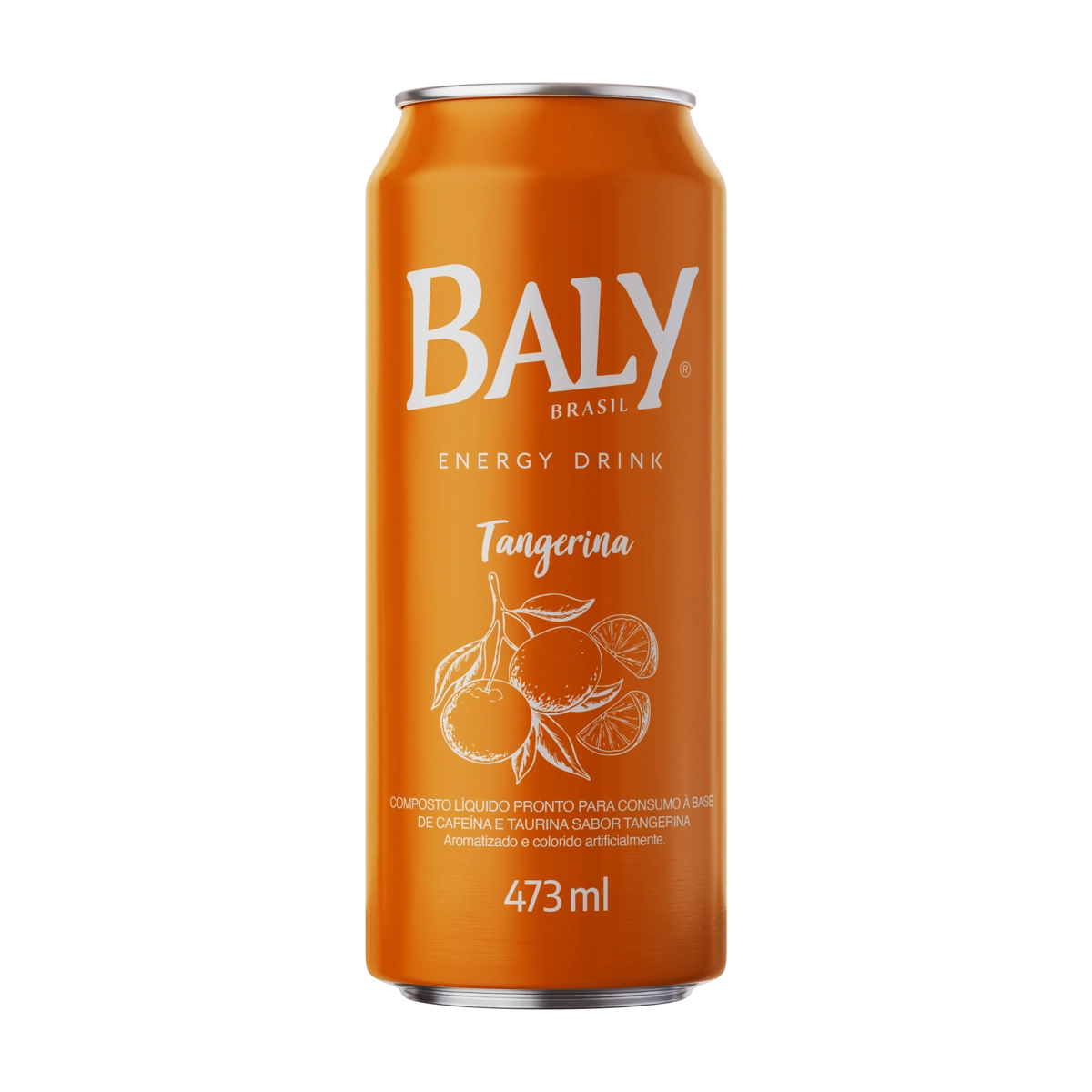 Energético Tangerina Baly Lata 473ml