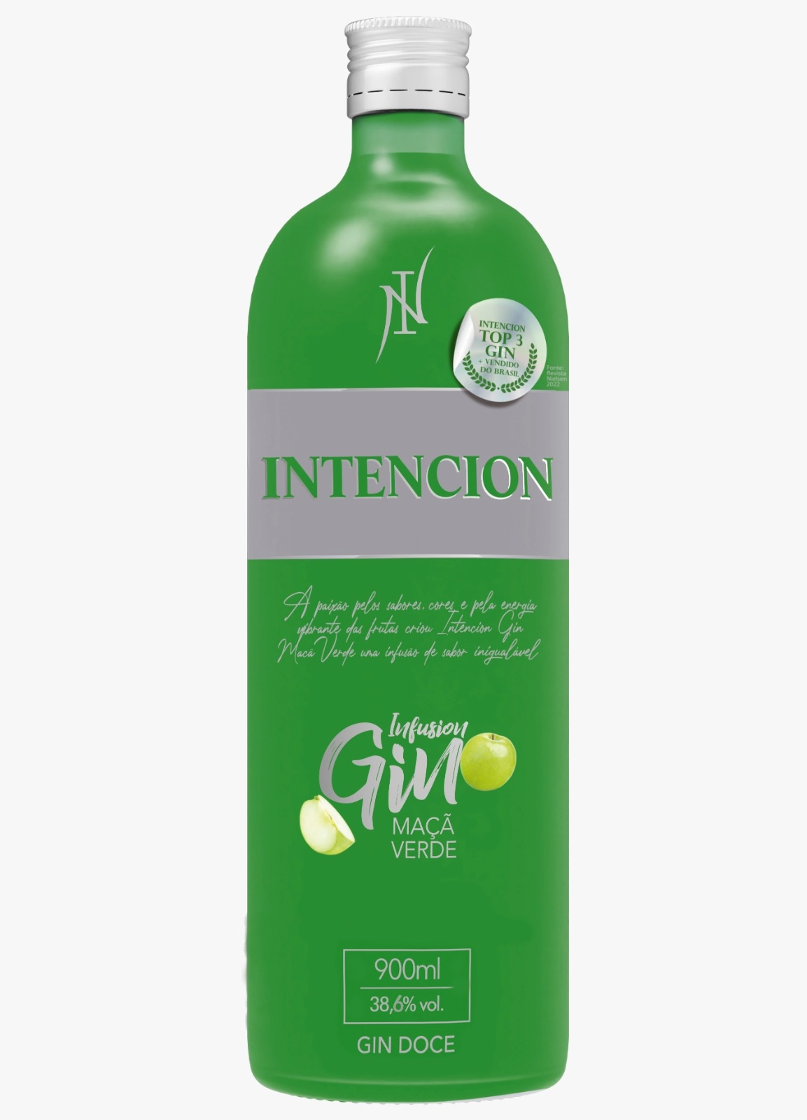 Gin Doce Maçã Verde Intencion Infusion Garrafa 900ml
