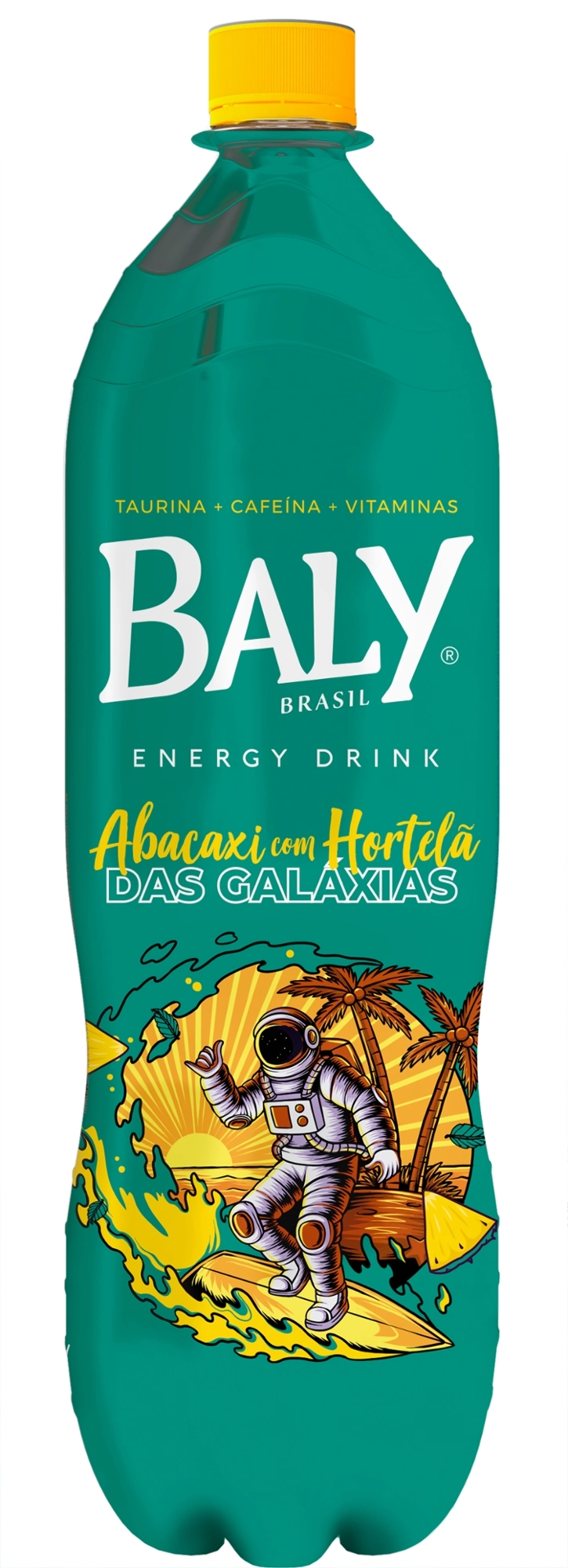 Energético Abacaxi Com Hortelã Das Galáxias Baly Garrafa 2l