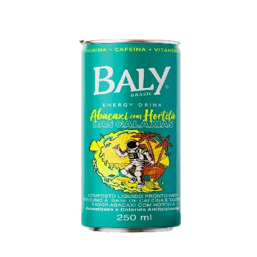 Energetico Baly 250ml Abacaxi Com Hortela