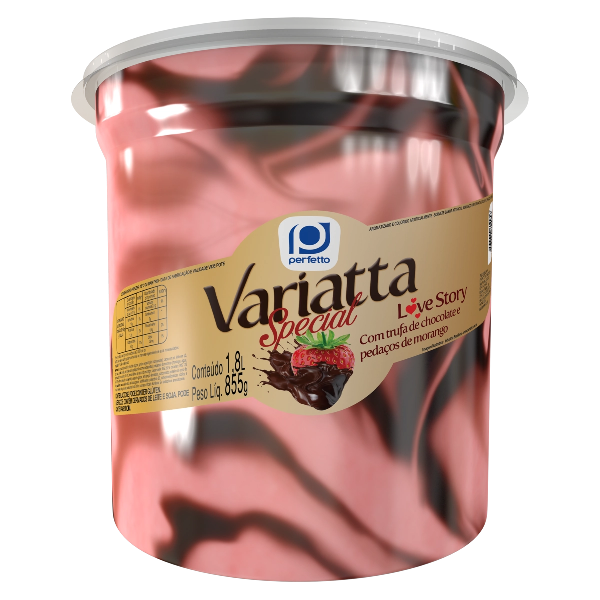 Sorvete Love Story Perfetto Variatta Special Pote 1,8 Litros