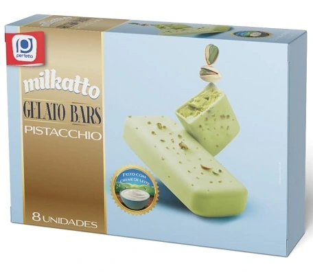 Sorvete Perfetto C/ 8un Milkatto Pistache