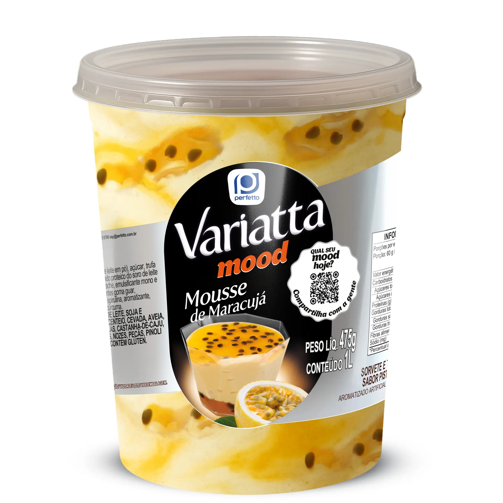 Sorvete Variatta Mood Maracuja 1l
