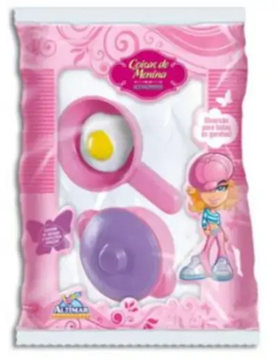 Brinquedo De Plast Panela C/2pcs Ovo 2451