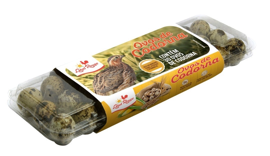 Ovos Codorna Label Rouge 30unidade