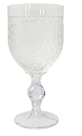 Taca Agua Diamantada Transparente 400ml Lsc Toys