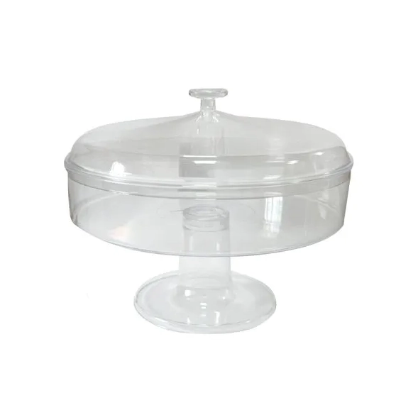 Taca P/sobremesa Rasa Transparente 1,1l C/tampa Lsc Toys