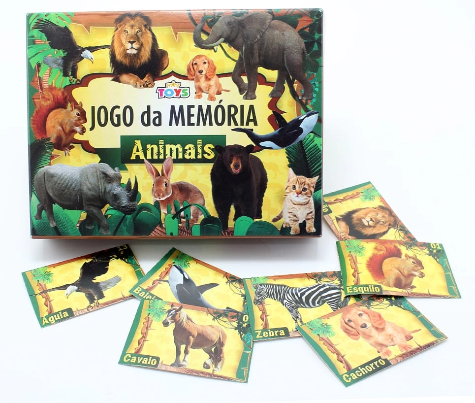 Jogo Da Memoria Animais Ref.445