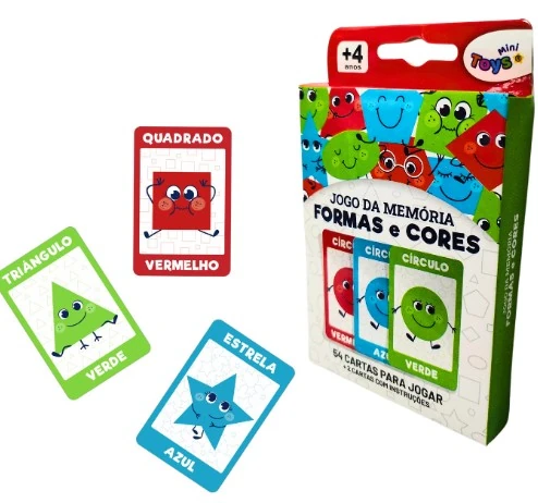 Jogo Memoria Form Cores 6330