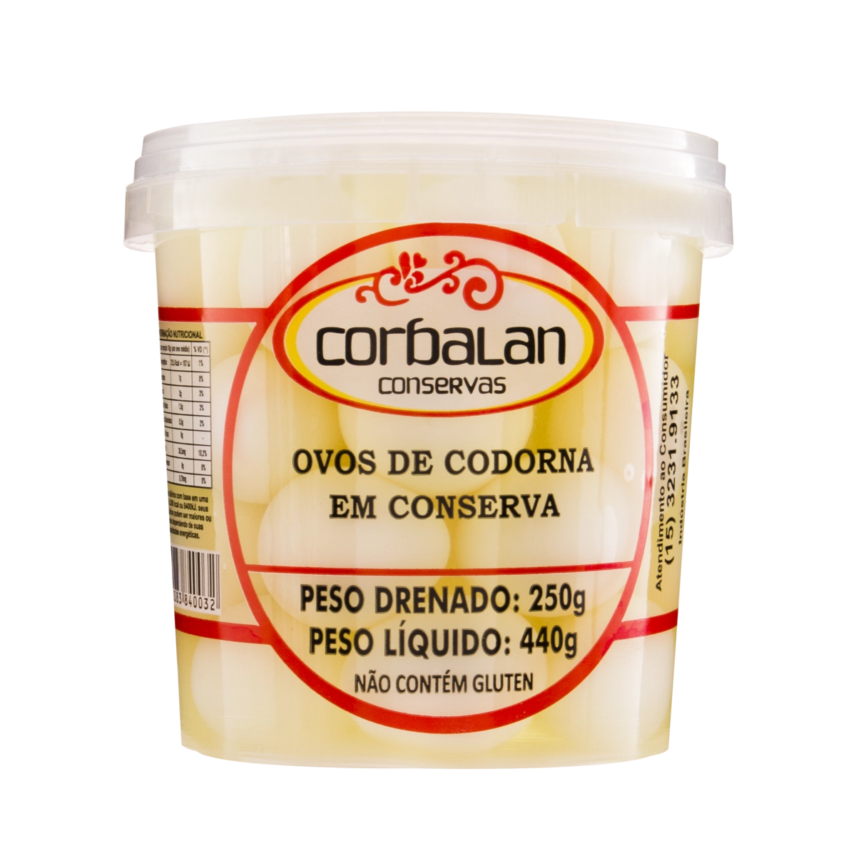Ovos de Codorna em Conservas CORBALAN 440 g