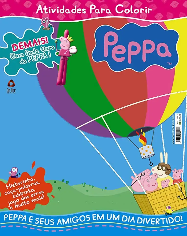 Revista Pepa Para Colorir