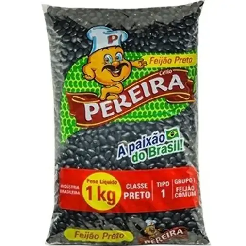 Feijão Preto Tipo 1 Célio Pereira Pacote 1kg Edição Especial Comemorativa 20 Anos De Qualidade