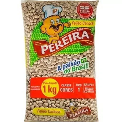 Feijão Carioca Tipo 1 Célio Pereira Pacote 1kg