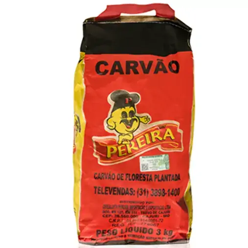 Carvão Célio Pereira Pacote 3kg