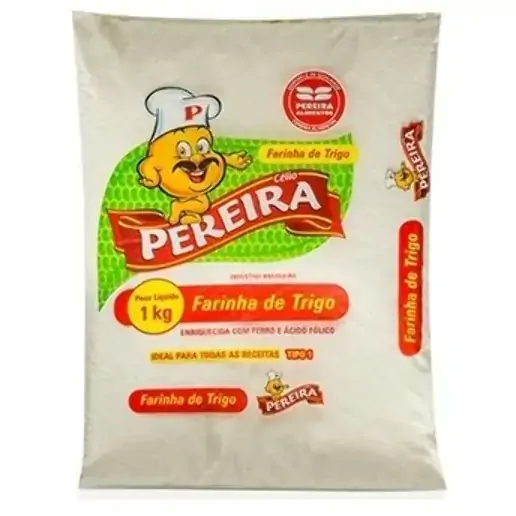 Farinha De Trigo Tipo 1 Célio Pereira Pacote 1kg