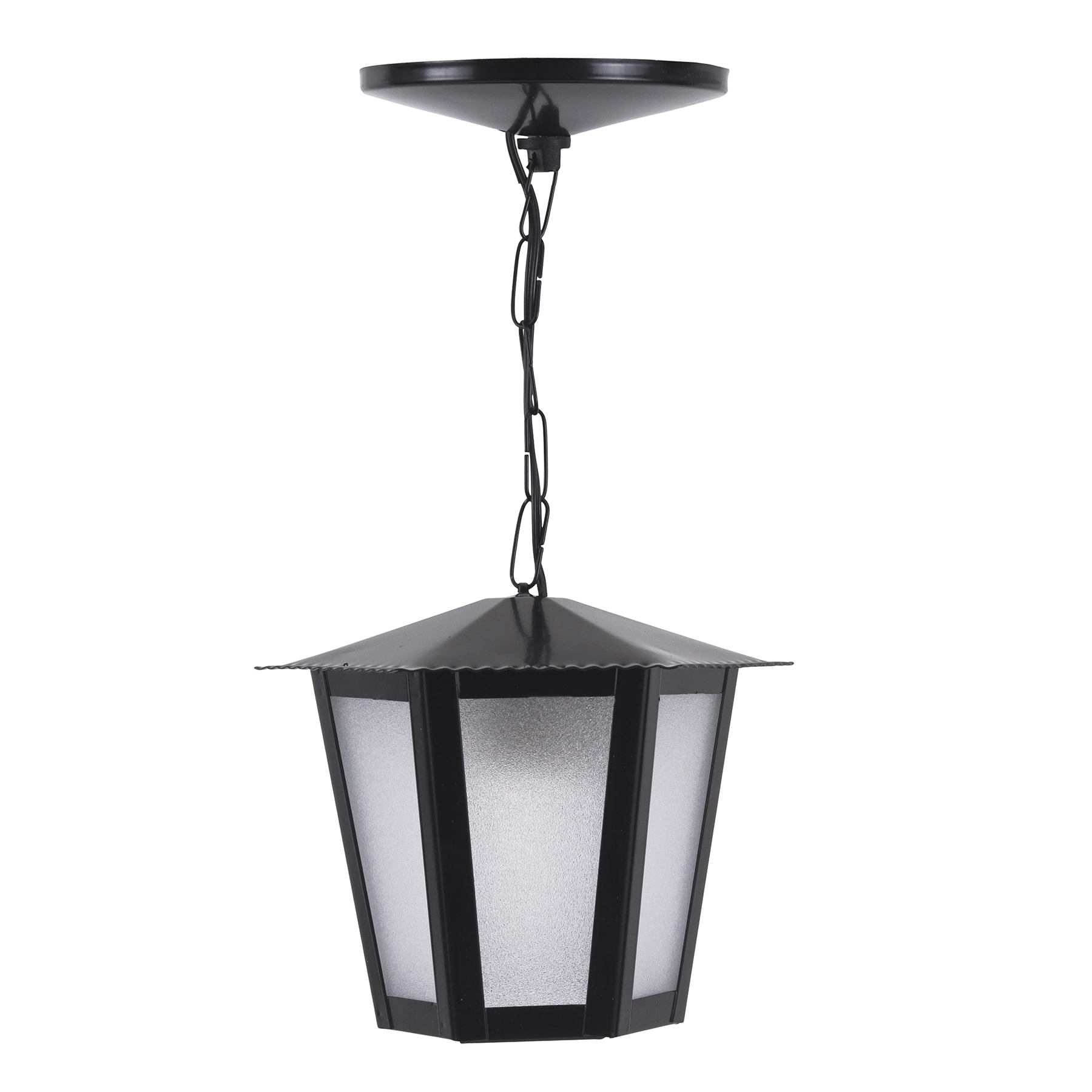 Pendente 1 Lâmpada Metal Preto L1C Ideal Iluminação