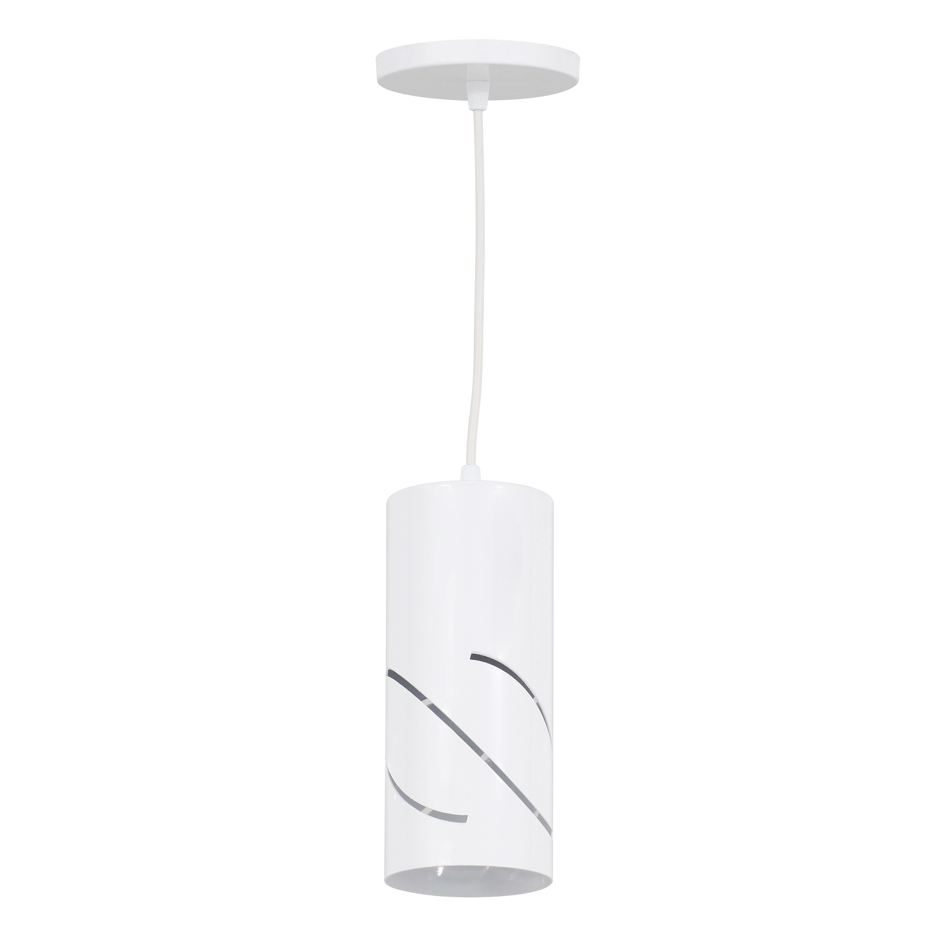 Pendente Externo 1 Lâmpada Branco Metal Flash Ideal
