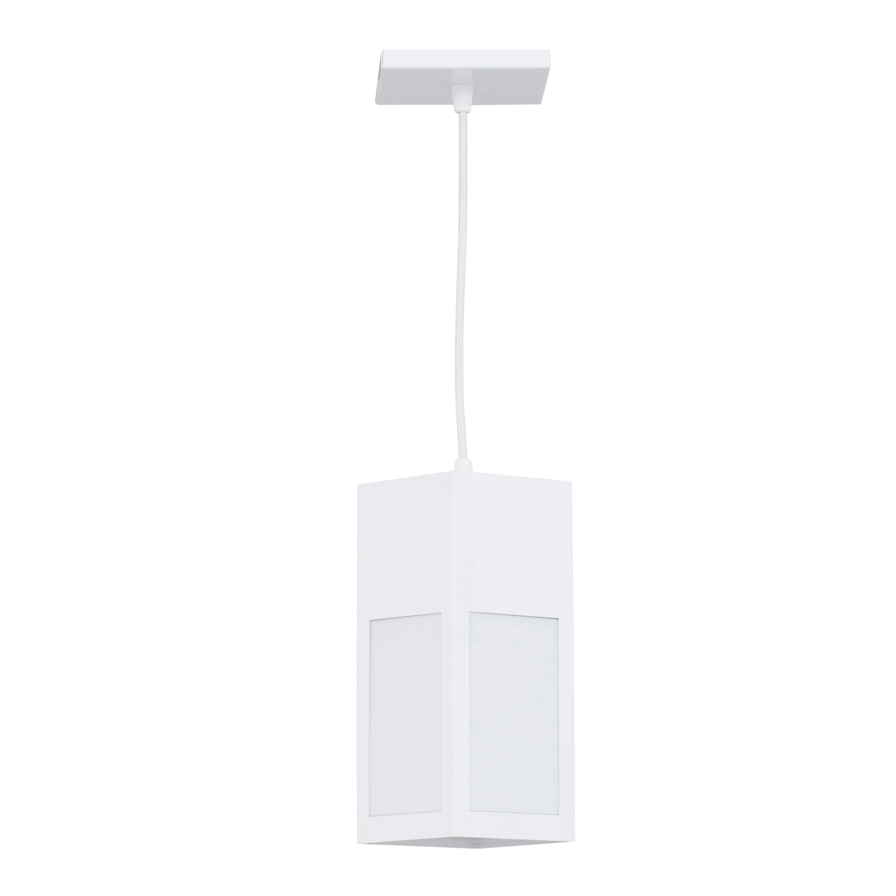 Pendente Externo 1 Lâmpada Branco Metal Bolt Ideal