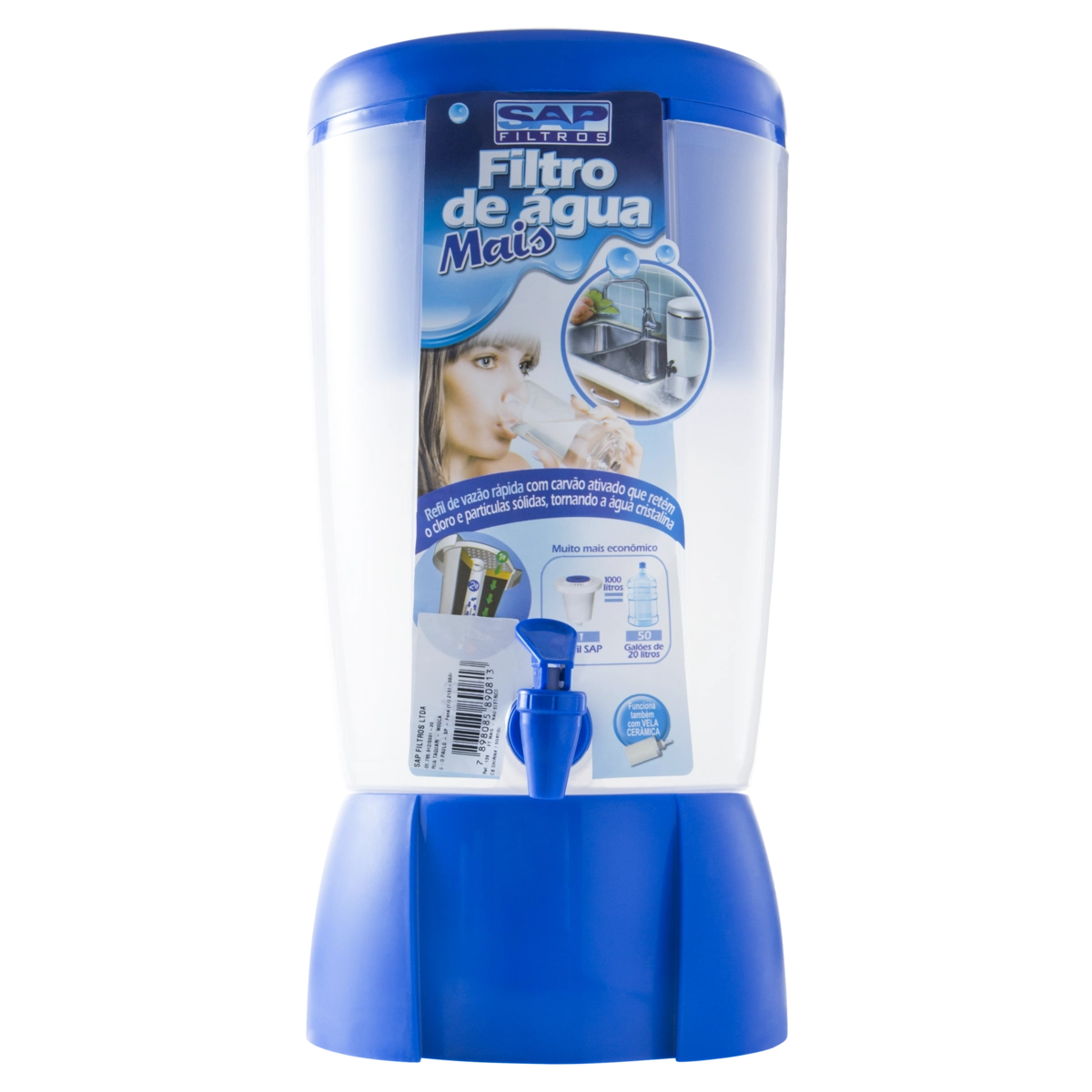 Filtro De água Mais Control Sap Filtros 7,5l